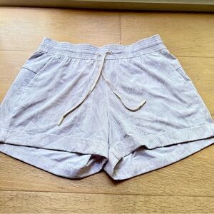 lululemon athletica Lilac Patterned Athletic Shorts